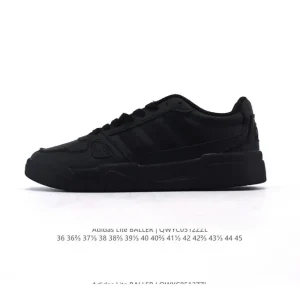 Adidas Lite Baller Low Top Sneakers White Black Jr5232
