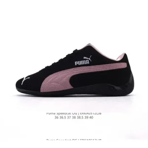 Puma Speedcat OG Low-Top Racing Sneakers with Suede Upper