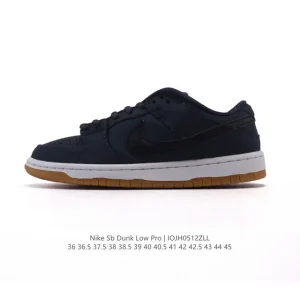 Nike SB Dunk Low Pro Vintage Leather Skate Shoes for Men and Women