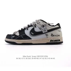 Nike Dunk Scrap Low Shoe Colorful Patchwork Unisex Sneakers