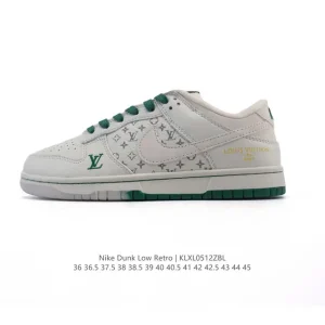 Nike Dunk Low Retro Louis Vuitton Collaboration Vintage Basketball Skateboard Shoes