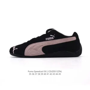 Puma Speedcat OG Low-Profile Racing Sneakers with Suede Upper