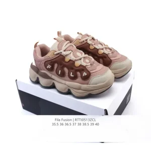 FILA Fusion Chunky Sneakers for Women - White Fashion Streetwear