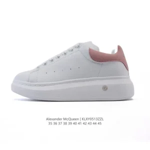 Alexander McQueen McQ Smooth Leather Thick Sole Flash Tail Sneakers