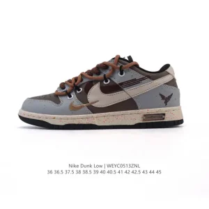 Nike Dunk Low Retro Basketball Shoes Vintage Leather Sneakers