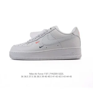 Nike Air Force 1 '07 Low White Leather Casual Sneakers