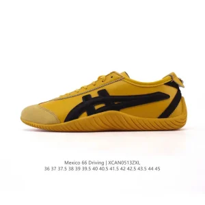 Onitsuka Tiger Mexico 66 Driving Shoes White Leather Alcantara