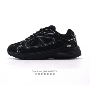 Dior D-Connect Men's Chunky Sole Sneakers with Transparent Rubber Inserts