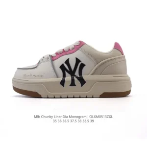 MLB Chunky Liner Mid Retro Street Sneakers for Youth