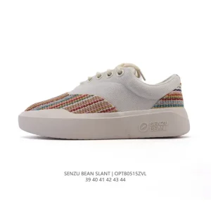 Senzu Bean Slant Men's Summer Breathable Casual Sneakers with Tassels