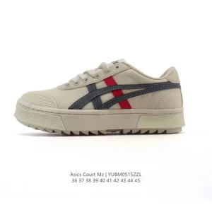 ASICS Court Mz Retro Thick Sole Fashion Sneakers for Men and Women