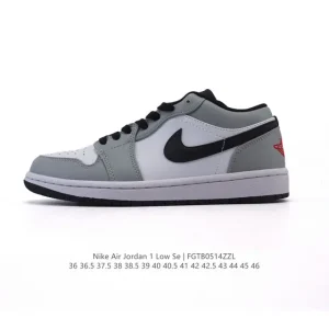 Jordan Air Jordan 1 Low Retro Classic Leather Basketball Shoes