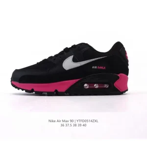 Nike Air Max 90 Men's Running Shoes Leather Mesh Vintage Style