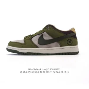 Nike SB Dunk Low HF8022 Men's Women's Skateboarding Shoes Vintage Leather