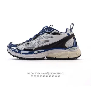 Off-White Industrial Style Chunky Sole Sneakers for Men and Women