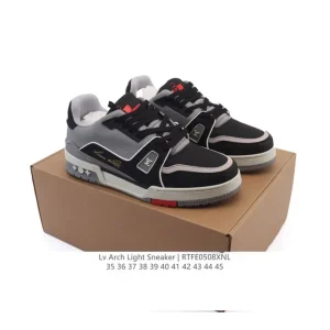 Louis Vuitton Trainer 2025 White Leather Low Top Sneaker