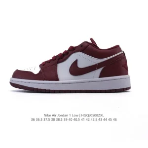 Jordan AJ1 Low Retro Basketball Shoes with Air Cushion