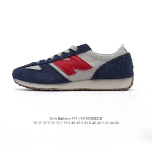 New Balance 471 Vintage Retro Classic Leather Sneakers for Men and Women