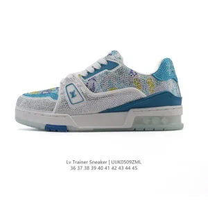 Louis Vuitton Trainer Diamond 2025 New Luxury Sneaker