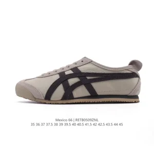ASICS Onitsuka Tiger Mexico 66 Classic Retro Leather Sneakers