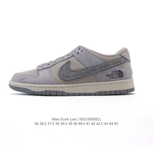 Nike Dunk Low Retro Vintage Basketball Sneaker with Leather Upper
