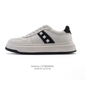 Valentino Open Skate Leather Sneakers for Men