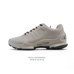 ECCO Men's Outdoor Leisure Sneakers Breathable Lightweight Lace-Up Shoes