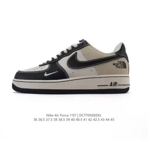 Nike Air Force 1 '07 Low White Leather Sneakers