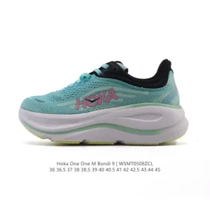 HOKA Bondi 9 Cushioned Running Shoes for Men and Women