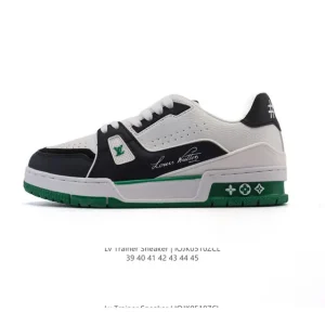 Louis Vuitton Trainer Sneaker Low Men's Fashion Thick Sole Shoes