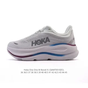 HOKA Bondi 9 Men's and Women's Running Shoes - Cushioned Lightweight Durable Low Cut