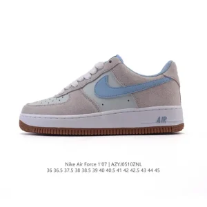 Nike Air Force 1 Low 07 White Leather Sneakers for Men and Women