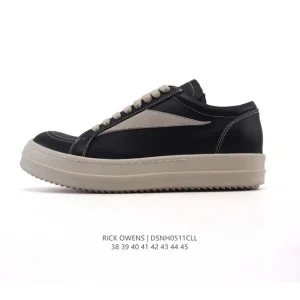 Rick Owens Retro Chunky Lace Low Top Streetwear Sneakers