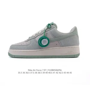 Nike Air Force 1 Lv8 Low Top Leather Sneakers with Cushioning
