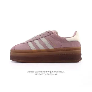 Adidas Gazelle Bold Retro Vintage Style Thick Sole Platform Sneakers