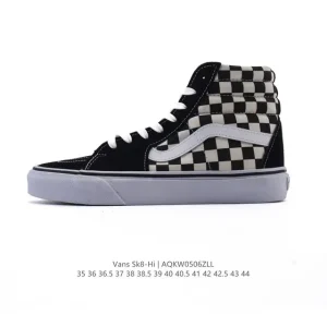 Vans Sk8-Hi Blue High Top Skateboard Shoes for Men and Women
