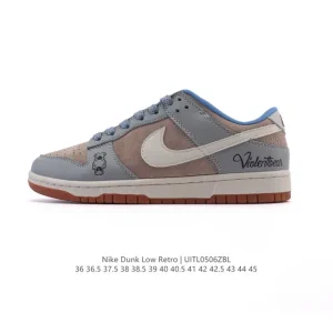 Nike SB Dunk Low Pro Da1469 Vintage Leather Skate Shoes for Men and Women