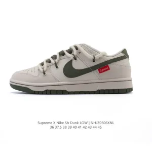 Nike SB Dunk Low Pro Vintage Leather Skateboarding Shoes