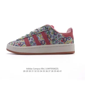 Adidas Campus 00S Bread Shoe Retro Embroidery Flower Unisex