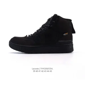 Lacoste Men's High-Top Basketball Shoes Sporty Casual Sneakers