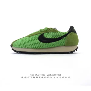 Stussy x Nike LD-0 Action Green Retro Running Shoe