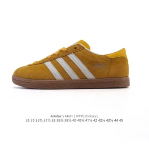 Adidas Stadt Retro Pink Suede Sneakers for Men and Women