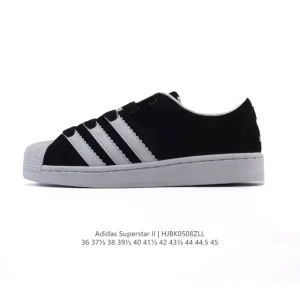 Adidas Originals Superstar Slip-On Shoes White Leather Suede