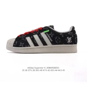 Adidas Superstar 2025 Snake Year LV Collaboration Shell Toe Sneakers