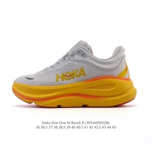 HOKA Bondi 9 Running Shoe Men Women Lightweight Cushioning Durable Low Cut