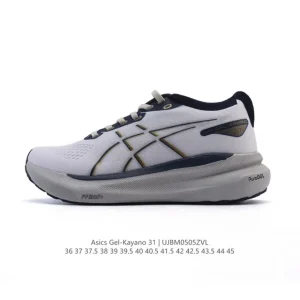 ASICS Gel-Kayano 31 Men Women Running Shoes Breathable Cushioning Stability