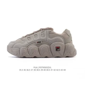 FILA Cat Paw 2025 Men Women Sneakers Thick Sole Retro Running Shoes