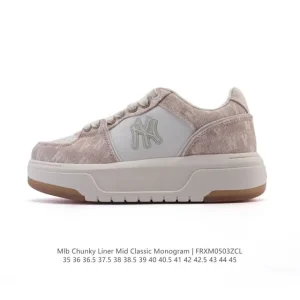 MLB Chunky Liner Mid Retro Streetwear Sneakers for Youth