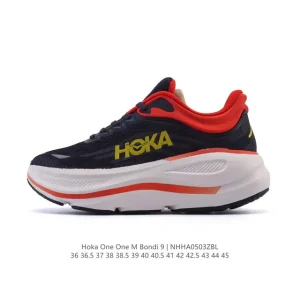 HOKA Bondi 9 Men's and Women's Cushioned Running Shoes
