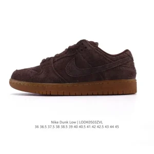 Nike SB Dunk Low Pro Vintage Leather Skate Shoes for Men and Women